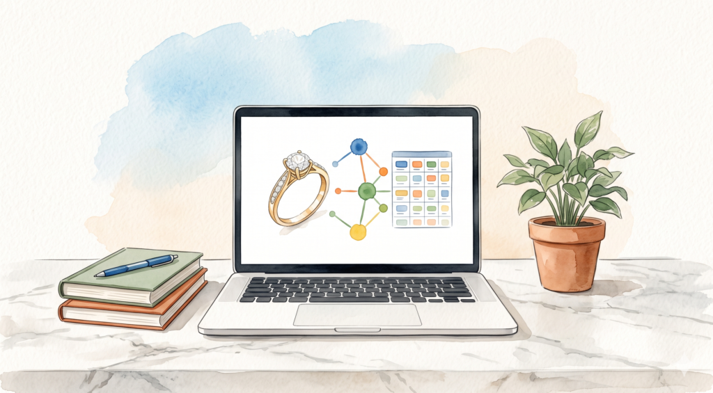 Jewelry design studio case study: generative AI design assets driving B2B sales